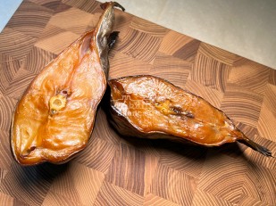 Гренки: Сом стейк х/к