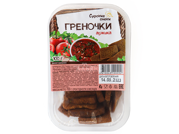 Сурские гренки с Аджикой (100 гр) в Пскове