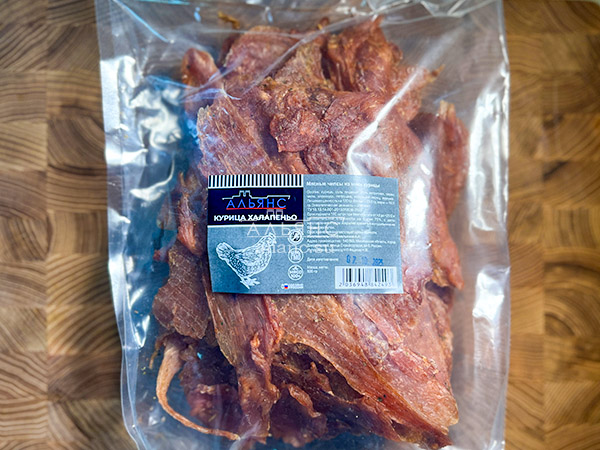 Мясо (АЛЬЯНС) вяленое курица 500гр "С халапеньо" в Пскове
