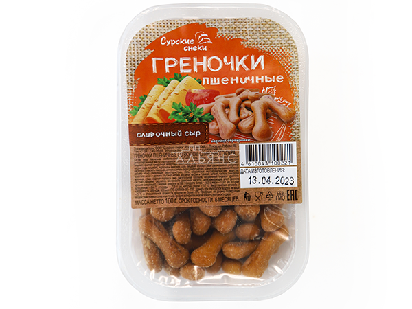 Сурские (ПШЕНИЧНЫЕ) Сливочный сыр (100 гр) в Пскове