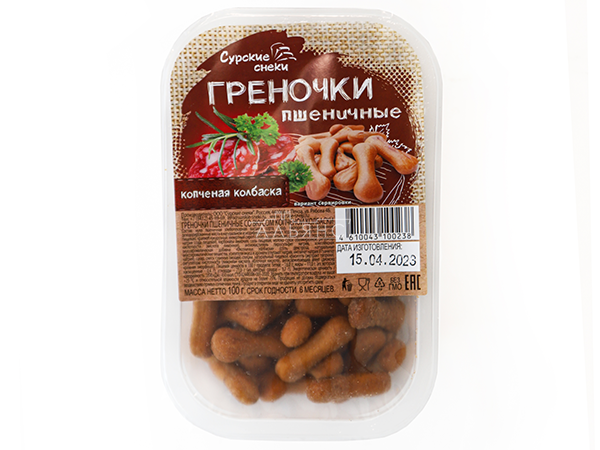 Сурские (ПШЕНИЧНЫЕ) Копченая колбаска (100 гр) в Пскове