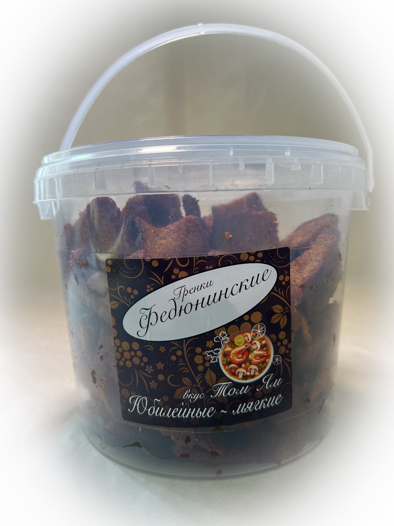 Гренки "ФЕДЮНИНСКИЕ" "Том ям" (ведро 900 гр.) в Пскове