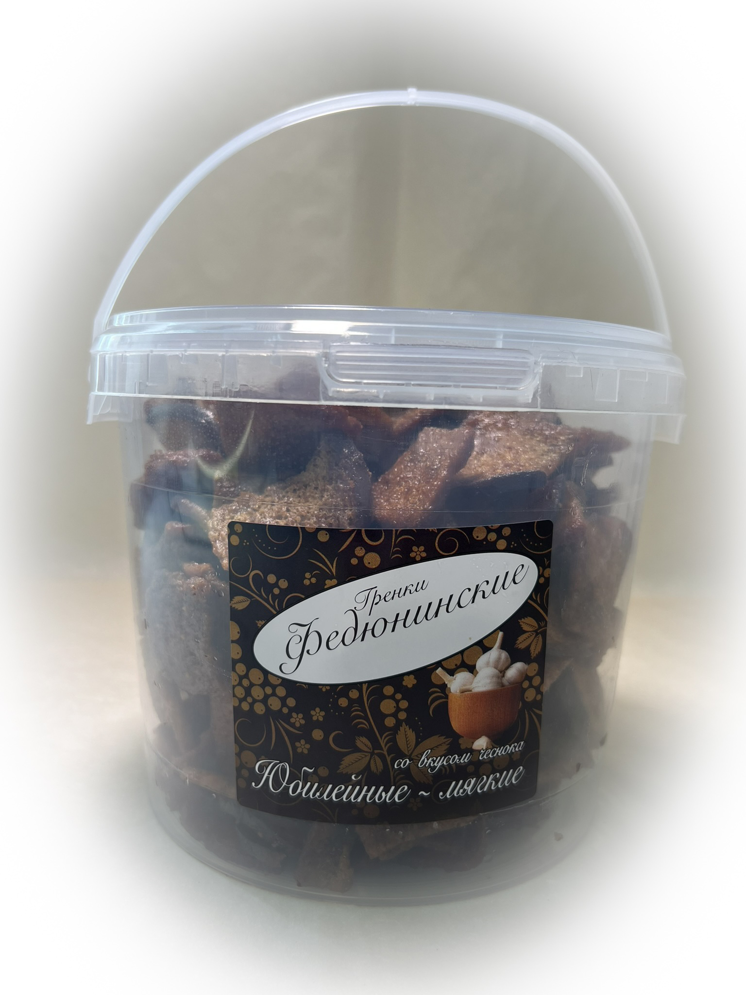 Гренки "ФЕДЮНИНСКИЕ" "Чеснок" (ведро 900 гр.) в Пскове