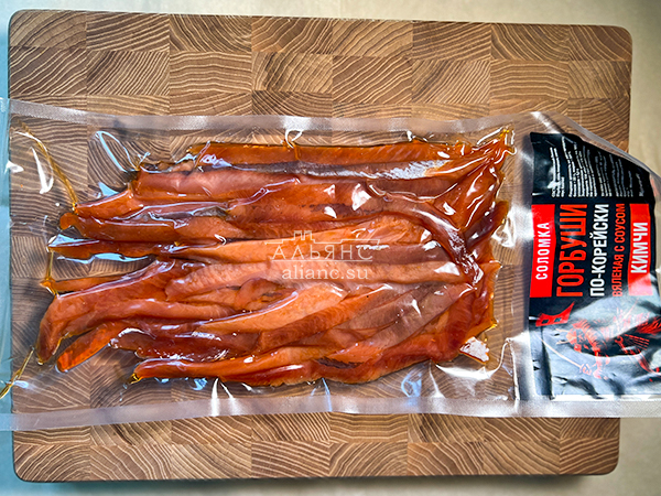 Горбуша соломка по-корейски в Пскове