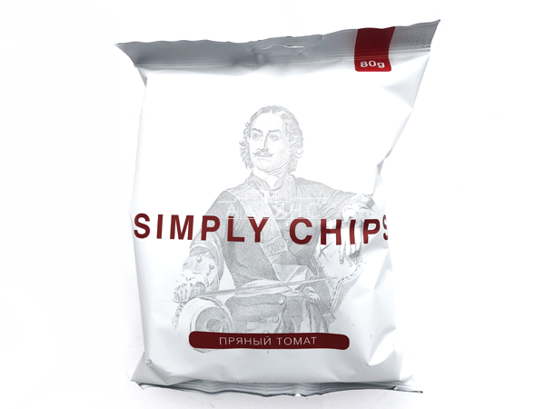 Картофельные чипсы "Simple chips" Пряный томат 80 гр. в Пскове